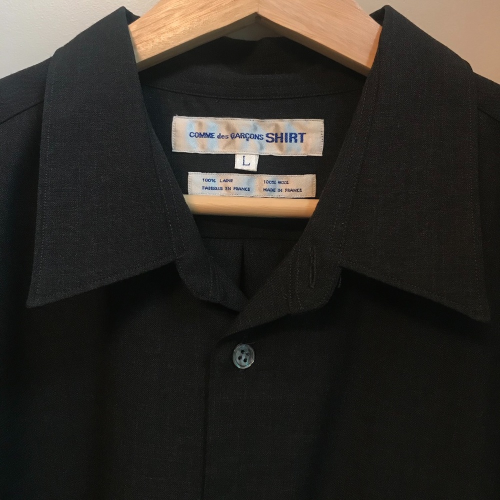 Vintage Comme Des Garcons Button-Up Dress Shirt